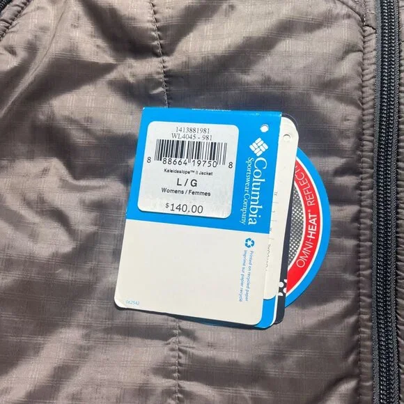 Columbia Kaleidaslope II Jacket Womens L Bronze Brown Insulated Omni-Heat - Picture 3 of 6